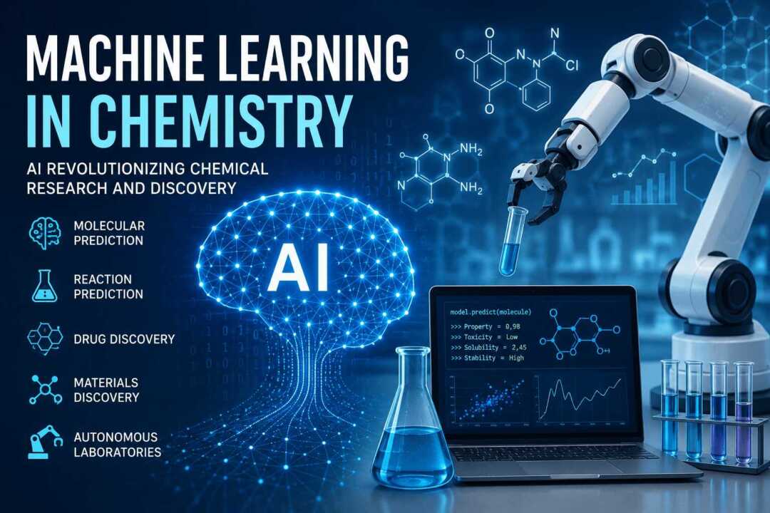 Machine learning in chemistry using AI for molecular prediction and chemical research
